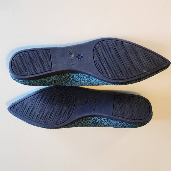 Rothy's Spruce Python Points Size 7.5 - Picture 5 of 5